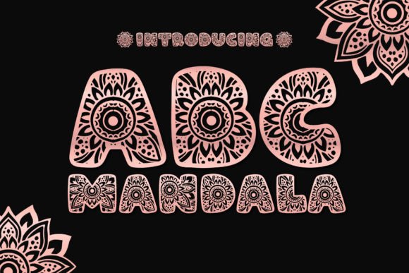 Abc Mandala: A Decorative Font for Crafters