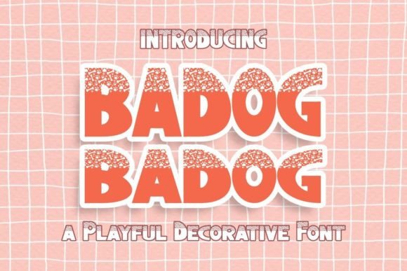 Badog Typeface for Bold Editorial Headlines