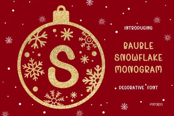 Bauble Snowflake: A Festive Decorative Font Review