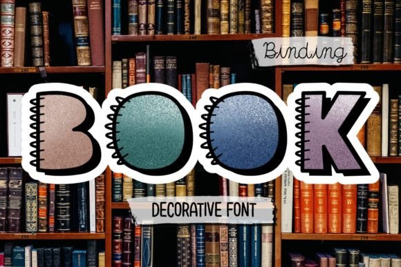 Book Binding Font for Memorable Branding