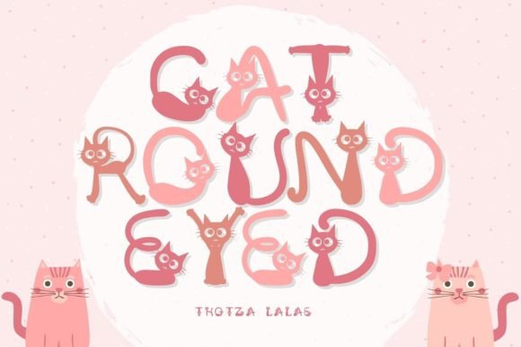 Cat Round Eyed Font Review for Makers