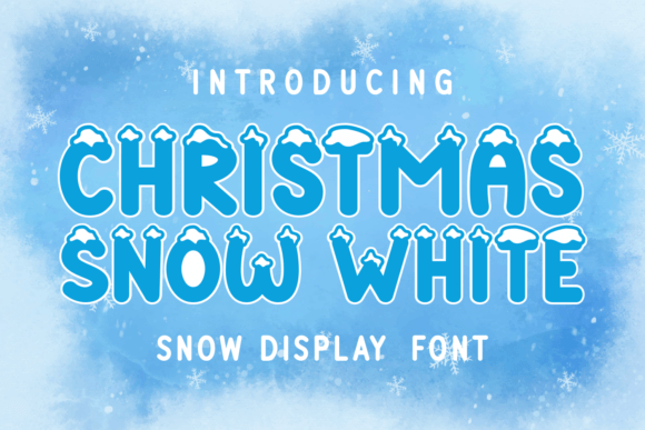 Christmas Snow White: A Frosty Decorative Font Review