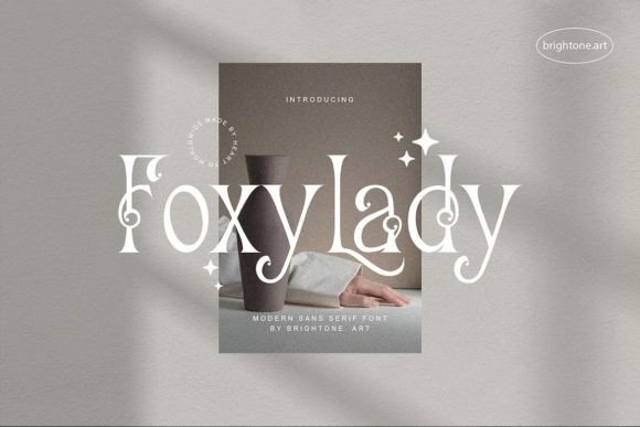 Foxy Lady: A Serif Font for Makers