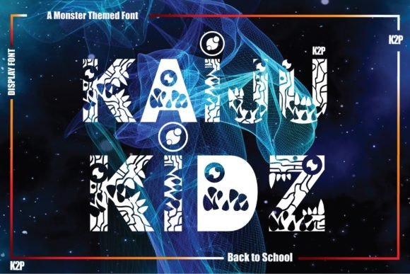Kaiju Kidz: The Bold Decorative Font for Crafters