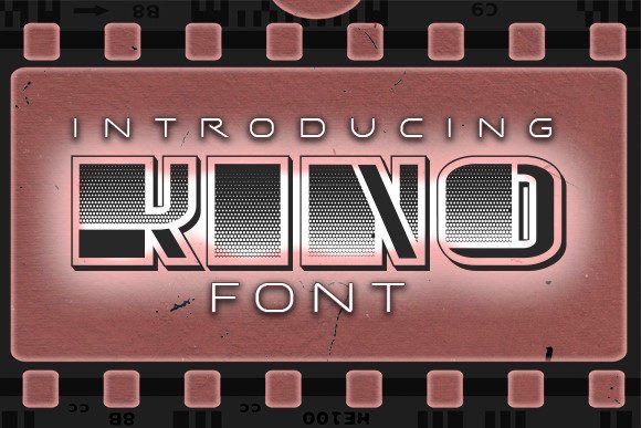 Kino: A Bold 3D Typeface for Modern Branding