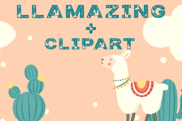 Llamazing: A Playful Decorative Font for Editorial Design