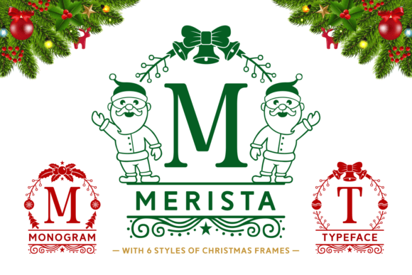 Merista: A Sweet Monogram Font for Makers