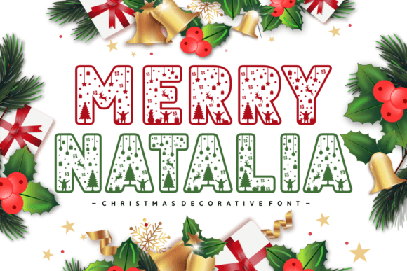 Merry Natalia: Bold Decorative Fonts for Holiday Campaigns