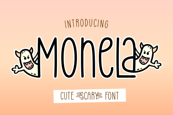Monela Typeface for Spooky Kid-Friendly Campaigns