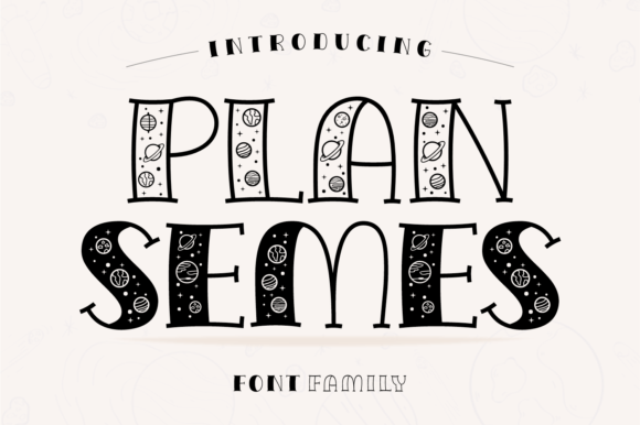 Plan Smes Font for Playful Craft Designs