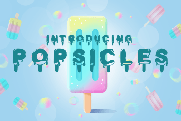 Popsicles Font: A Playful Typeface for Makers