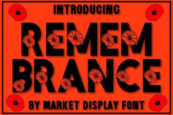 Remembrance Typeface for Editorial Design