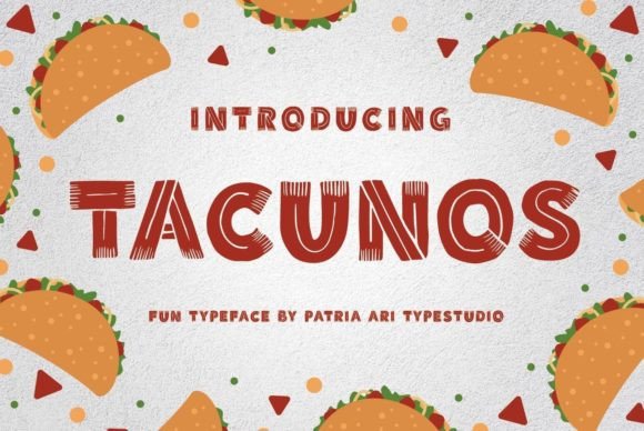 Tacunos: A Decorative Font for Digital Branding