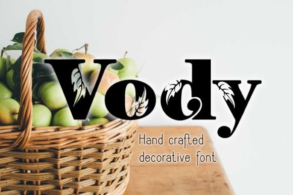 Vody: A Decorative Font for Standout Branding