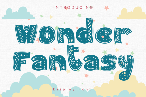Wonder Fantasy Typeface for Small Business Branding